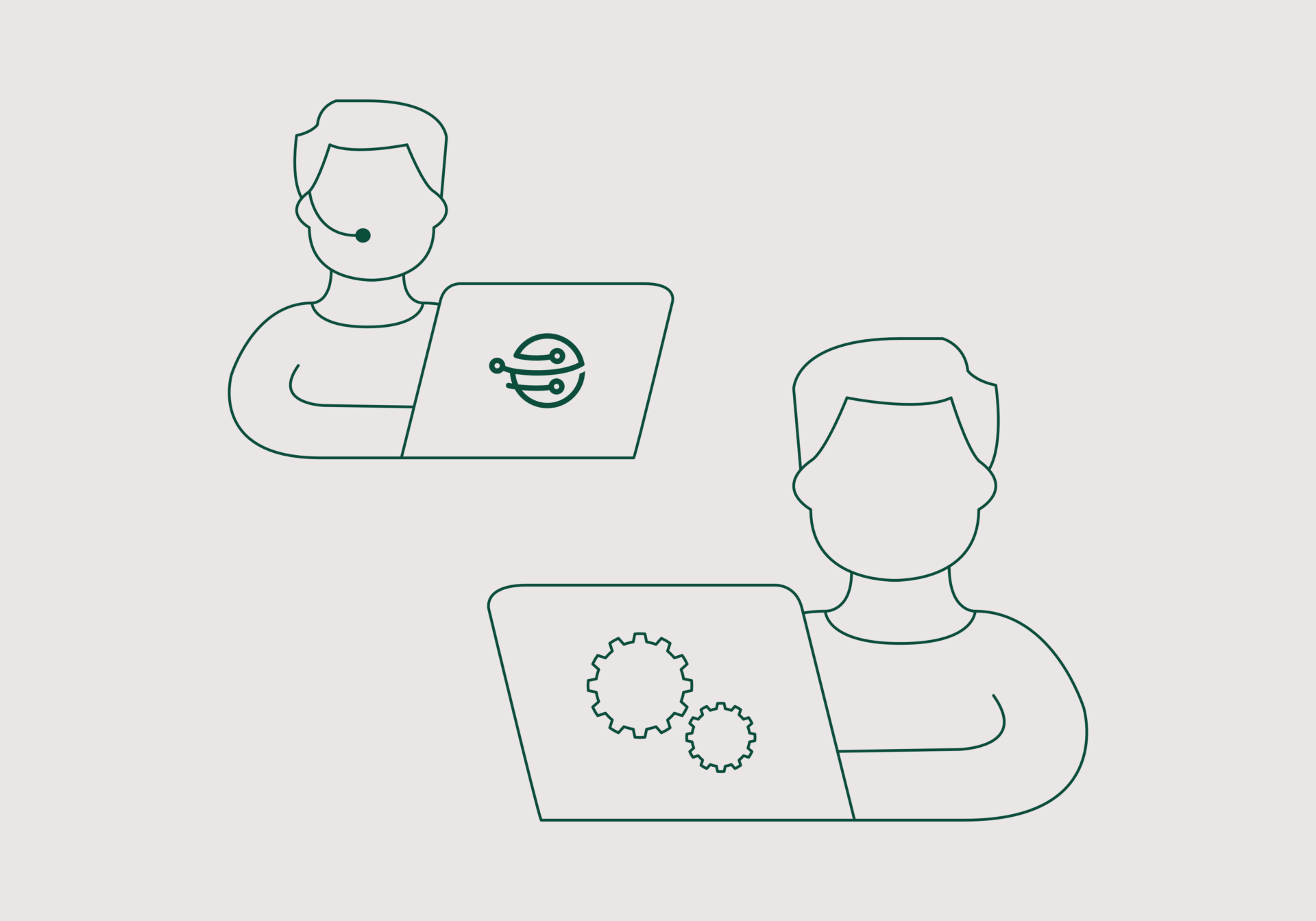 Das Bild zeigt einen netX Integrationsexperten wie er eurer IT-Abteilung bei der Integration der Lösung hilft.