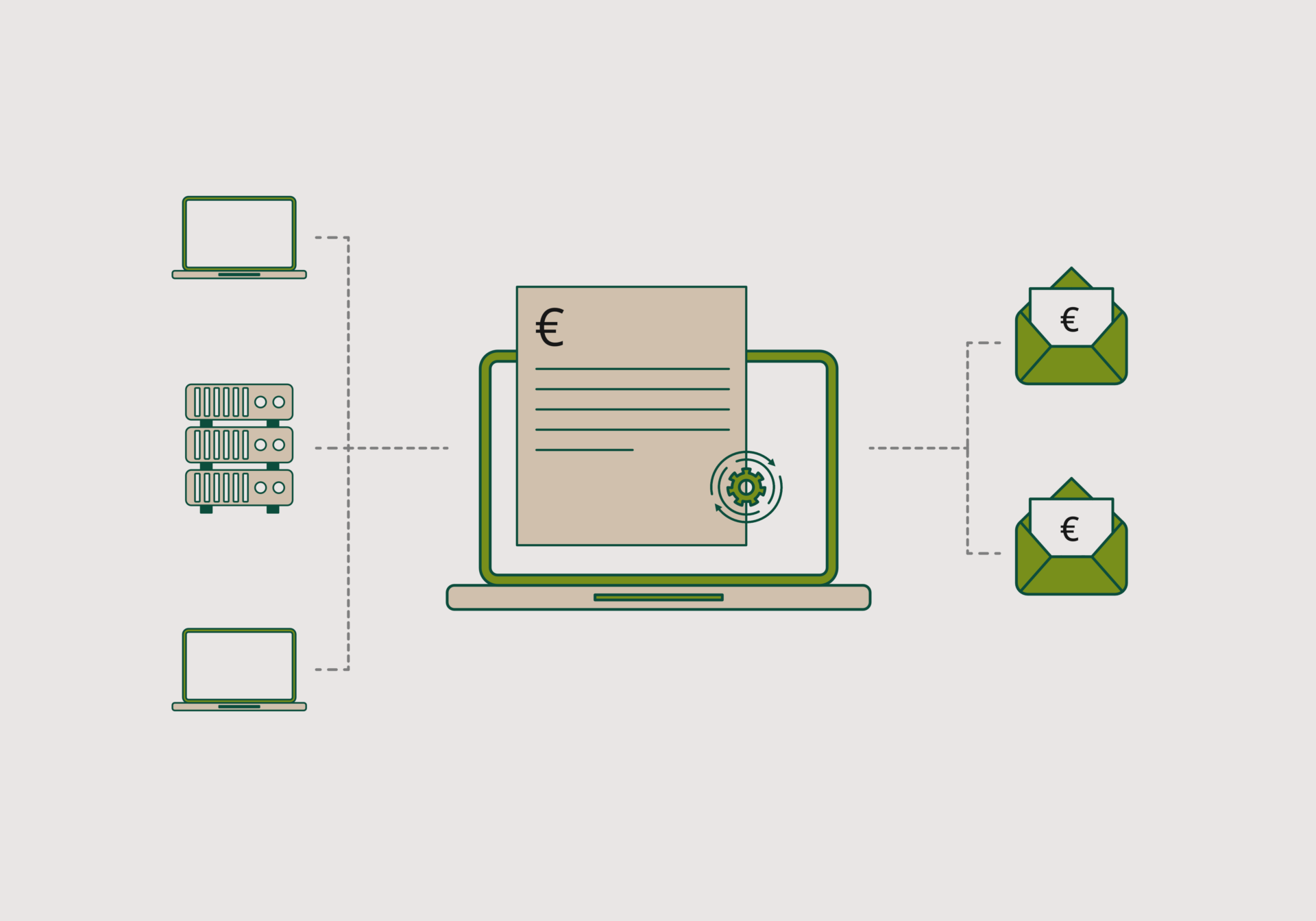Automated Invoice Creation Icon